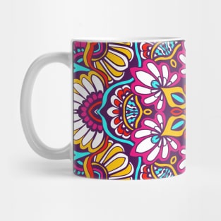 mandala-design, mandala-art, geometric, abstract, mandala and spirituality, colorful, rainbow, mandala pattern, mandala flower patterns, Flower Mandala ,Spirituality Mug